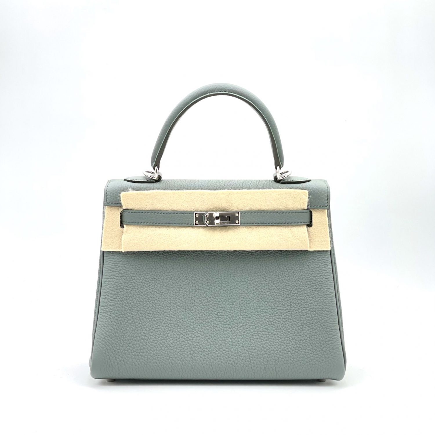 Brand new] Hermes kelly 28 Togo stamp U Vert amande