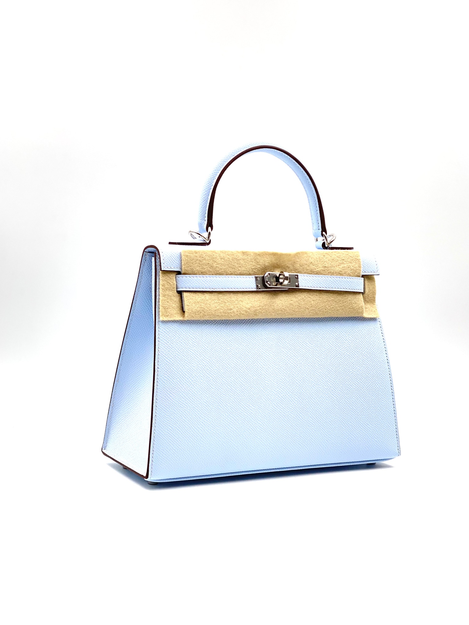 Hermes Kelly 25 Bleu Brume - Glam & Glitter