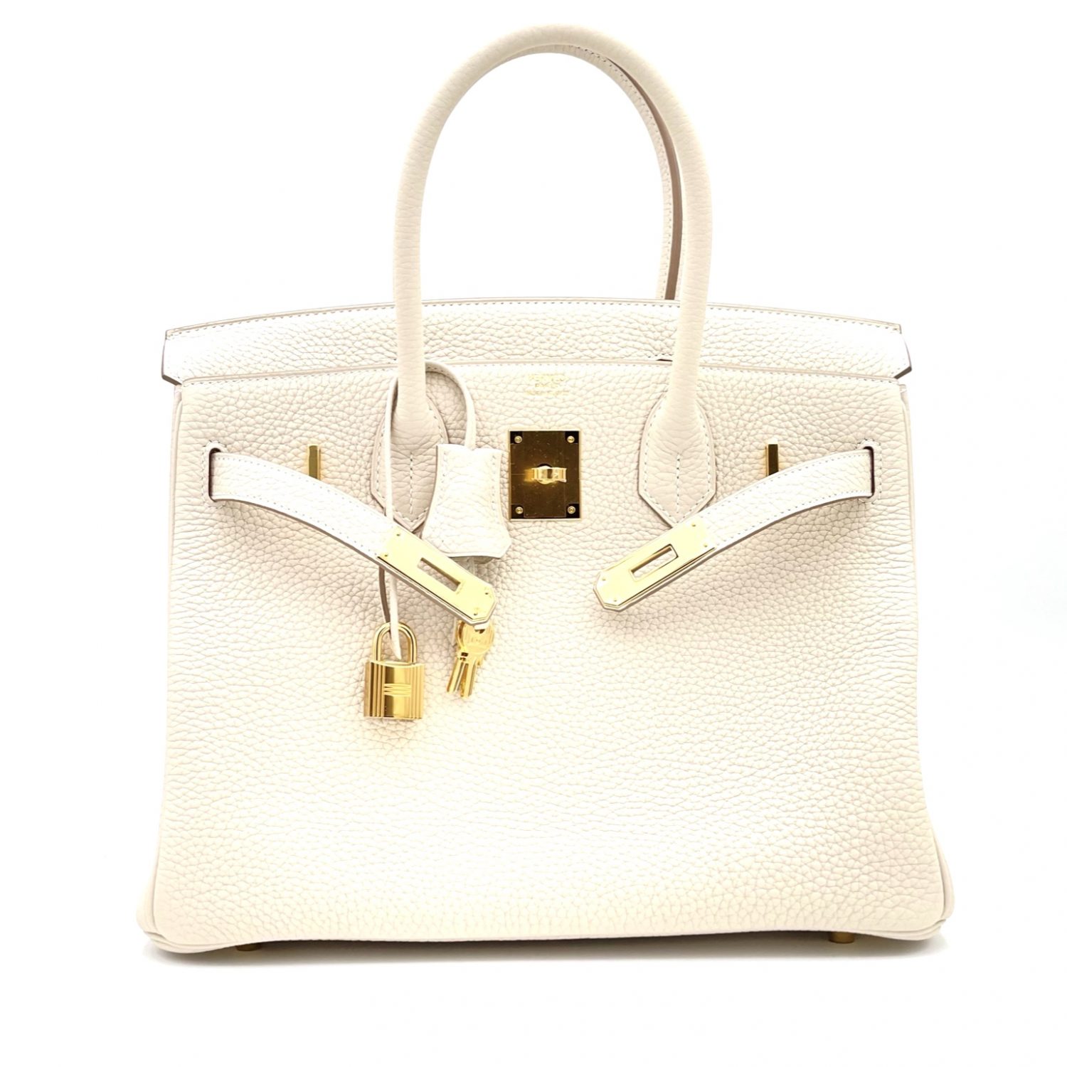 Hermes Birkin 30 Craie Clemence Gold Hardware - Vendome Monte Carlo