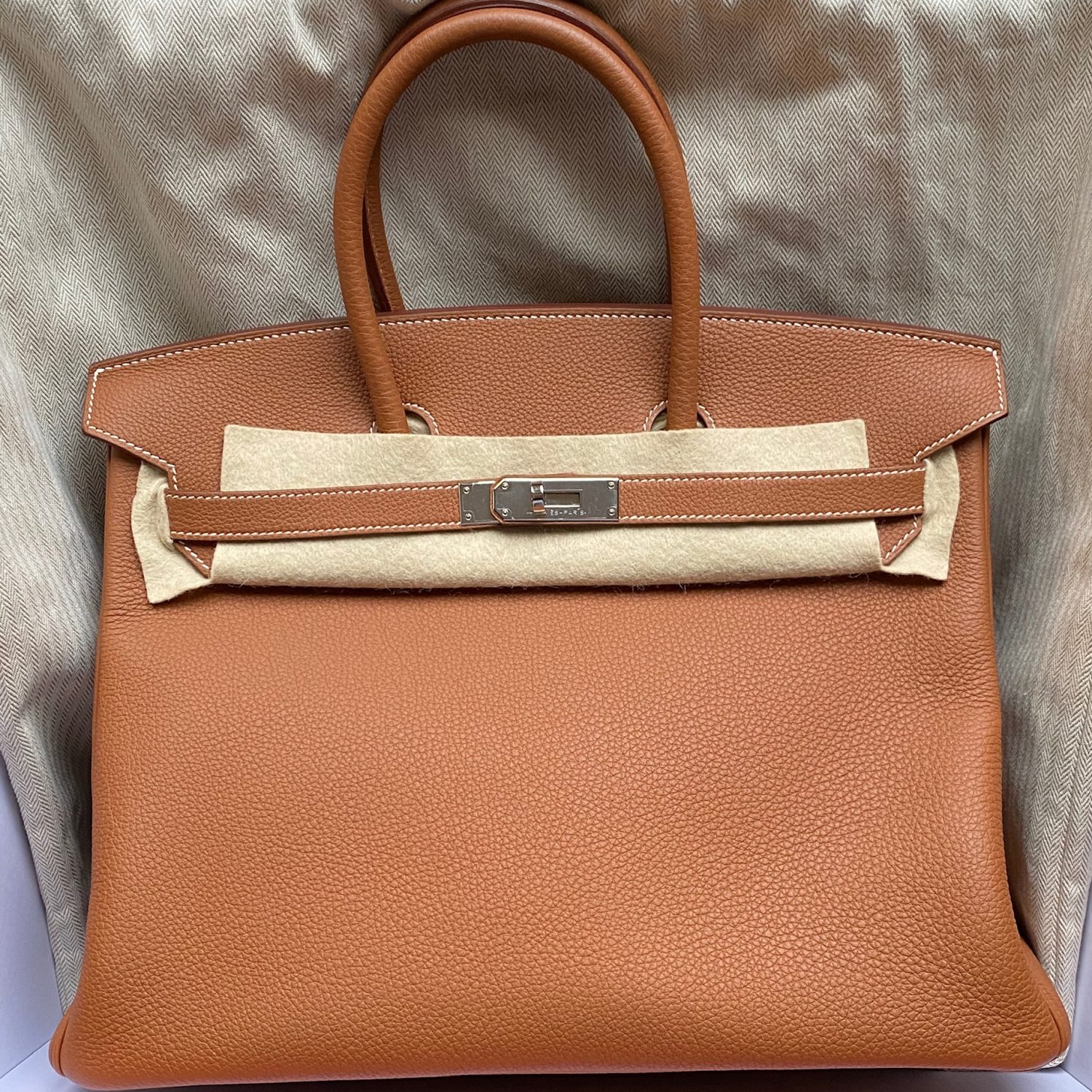 Birkin 35 HERMES togo gold - VALOIS VINTAGE PARIS