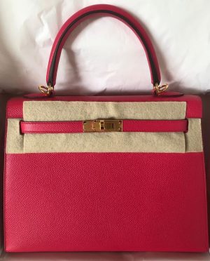 Hermes Kelly 20 Mini Sellier Rose Extreme Chevre Gold Hardware - Vendome  Monte Carlo