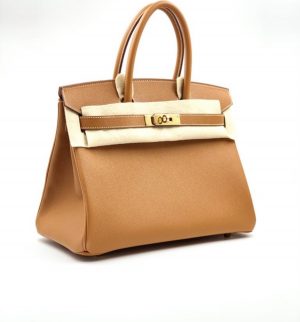 Hermes Birkin 30 Etain Togo Rose Gold Hardware #C - Vendome Monte