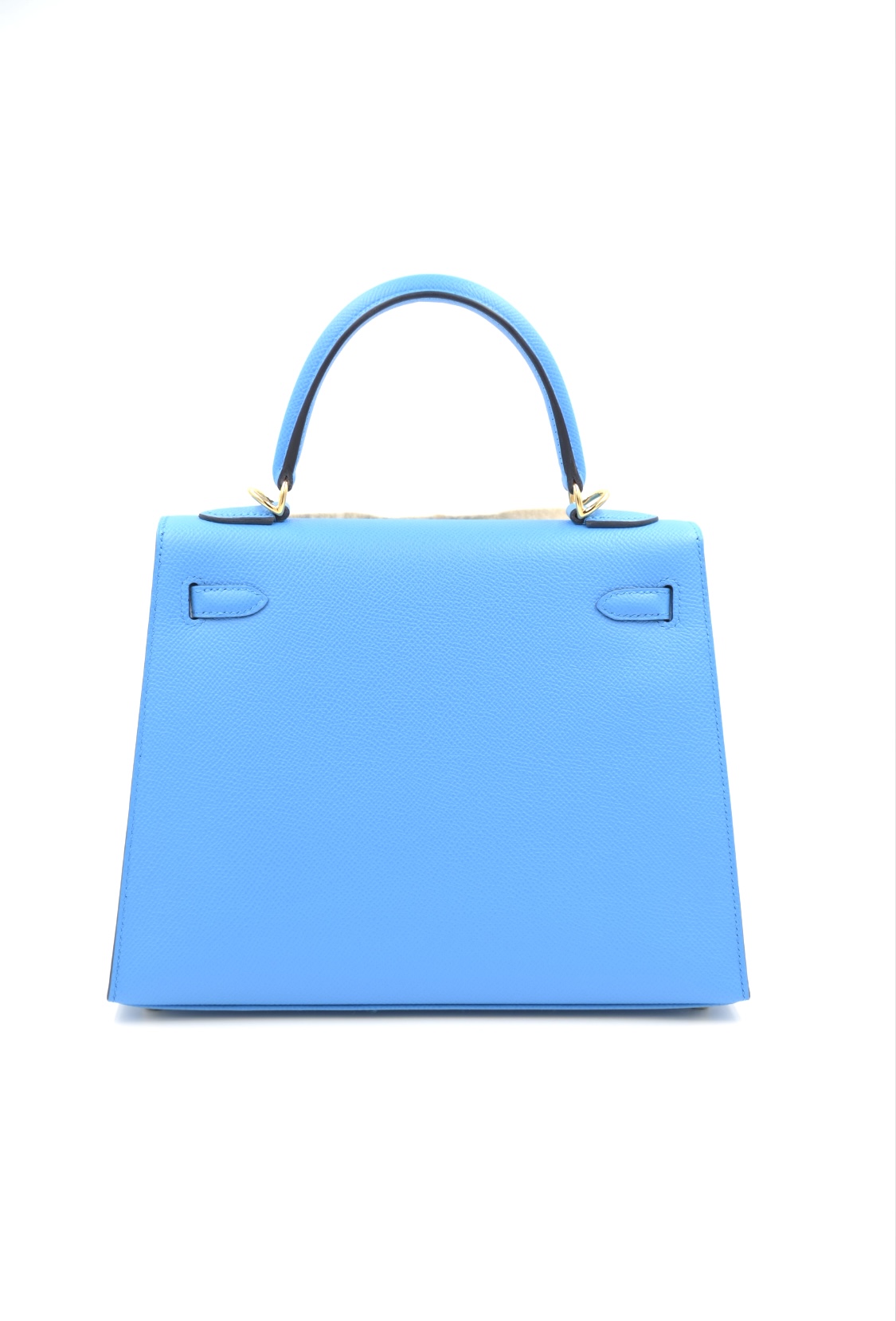 Hermes Kelly 25 Sellier Bleu Frida Epsom Gold Hardware - Vendome Monte ...