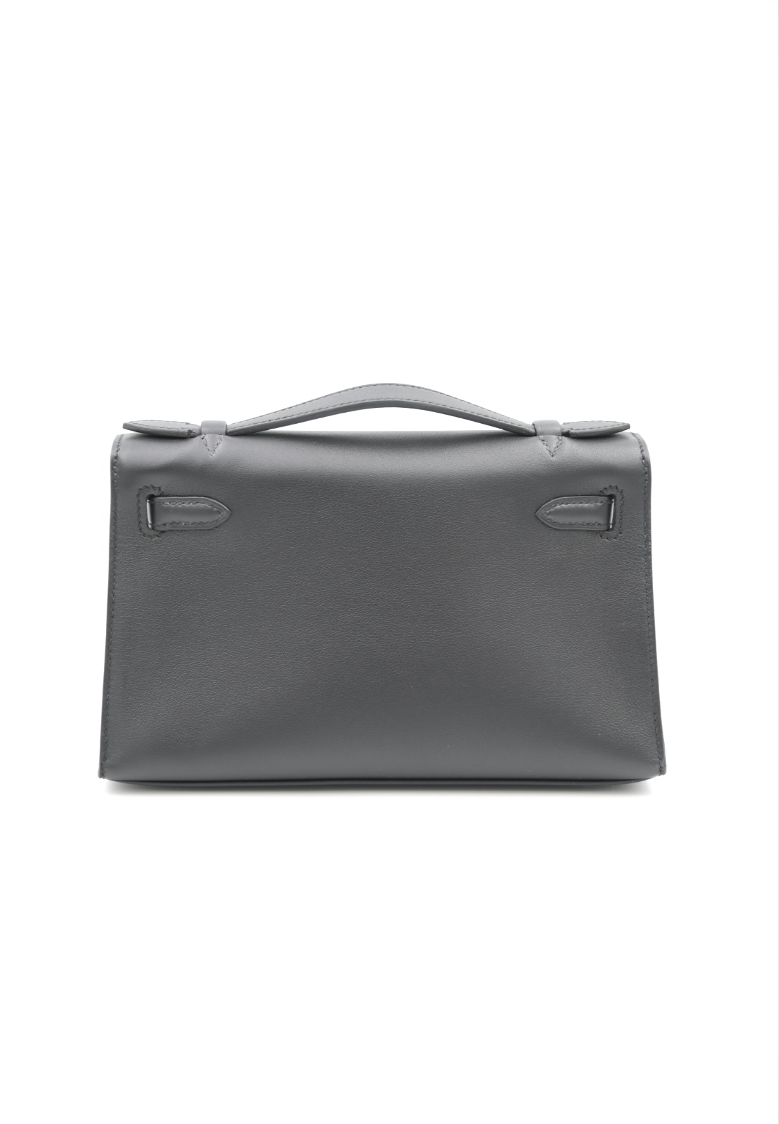 Hermes Kelly Pochette Swift Black SHW Stamp Y