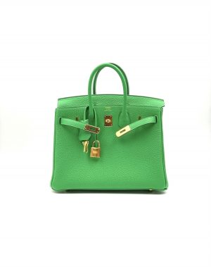 Hermes Birkin 25 Rouge Vermillon Togo Palladium Hardware #X - Vendome Monte  Carlo