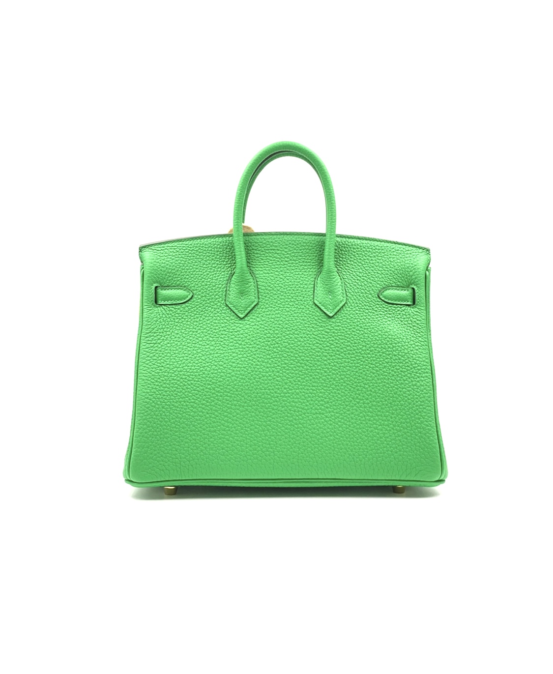 HERMES KELLY 25 TOGO BAMBOO GREEN GOLD HARDWARE 2020 RARE