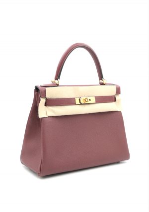 Hermes Birkin 25 Rouge Vermillon Togo Palladium Hardware #X - Vendome Monte  Carlo