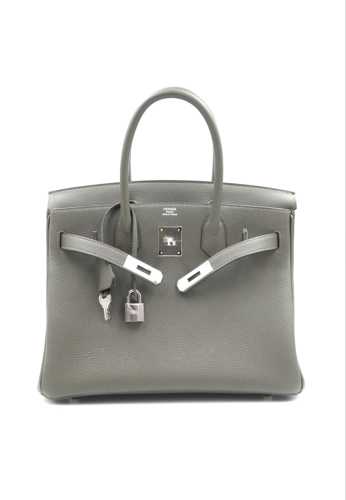 Hermes Birkin 30 Vert de Gris Togo Palladium Hardware - Vendome