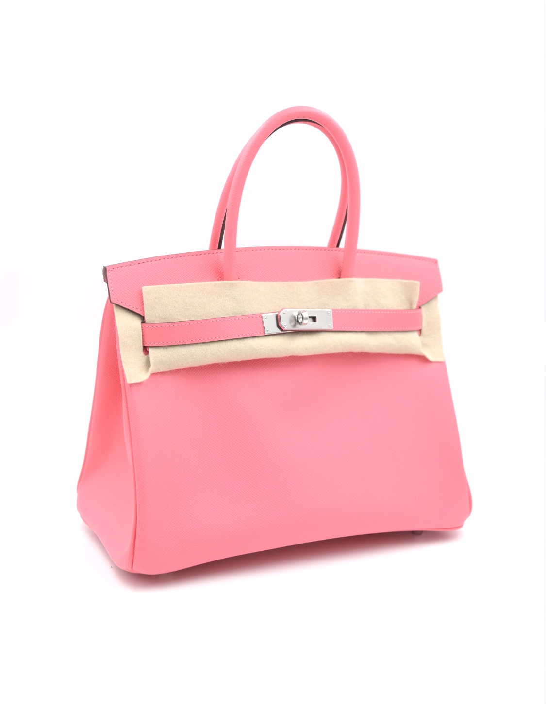 Hermes Birkin 30 Rose Azalee Epsom Palladium Hardware - Vendome Monte Carlo