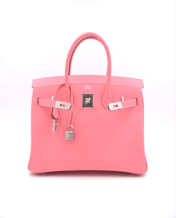 HERMES Constance 24 Special Order Rose Azalee Pink Trench Epsom