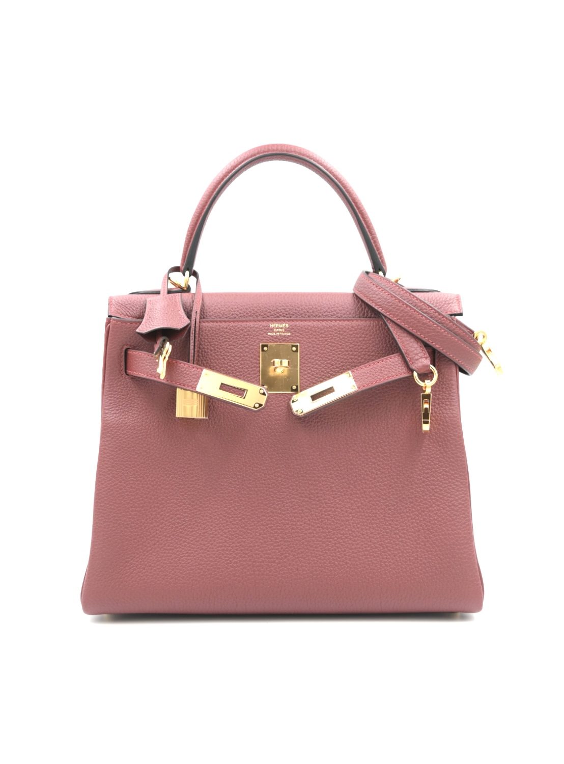 Hermes Kelly 28 Rouge Sellier Epsom Gold Hardware - Vendome Monte Carlo