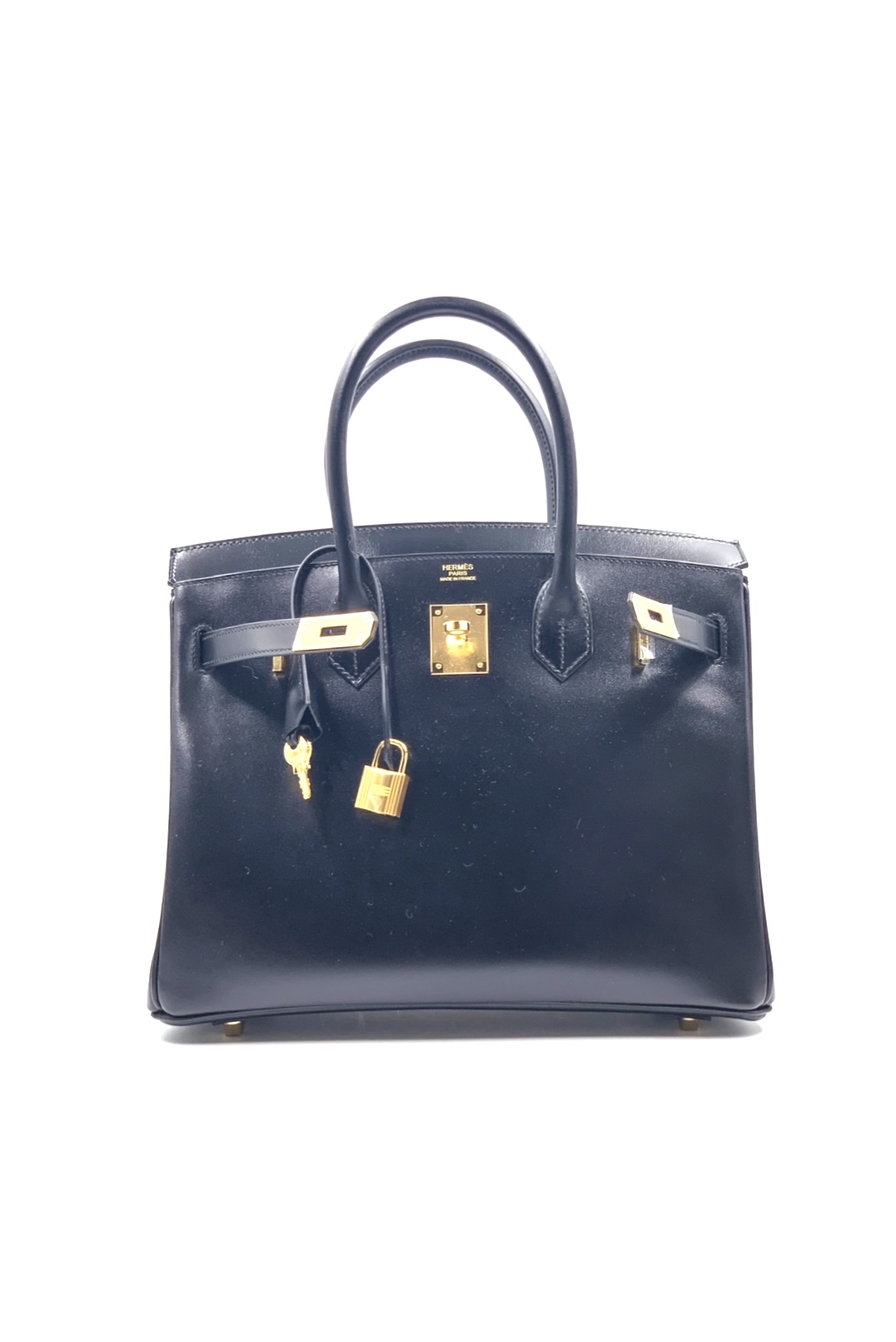 Hermes Birkin 30cm Parchemin Ostrich PHW - Lilac Blue London