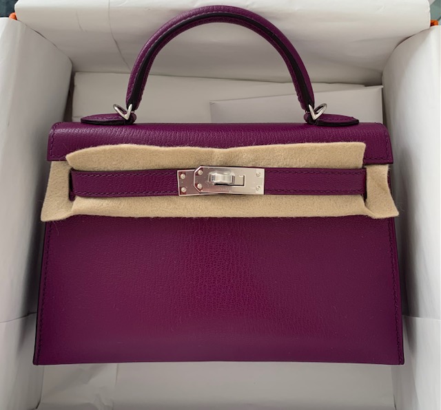 HERMES Chevre Mini Kelly Sellier 20 Anemone at 1stDibs  hermes bags for  sale, hermes kelly 20, hermès kelly 20