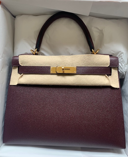 Hermes Kelly 28 Rouge Sellier Epsom Gold Hardware - Vendome Monte Carlo