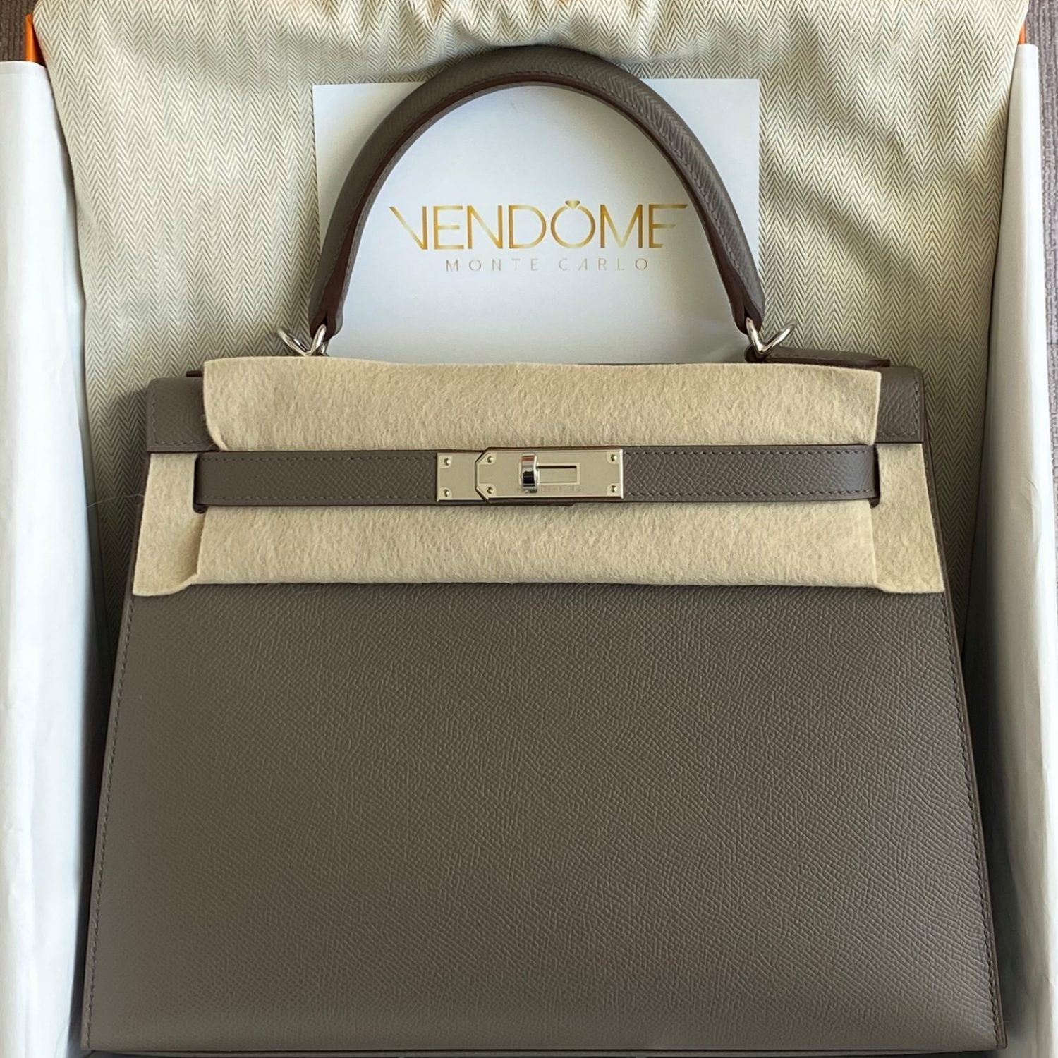 hermes kelly etain epsom