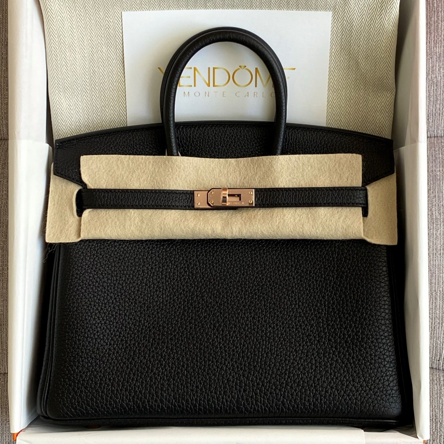 Birkin 25 Togo Black