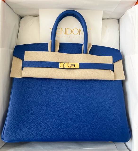 Hermès Blue Royal Togo Birkin 25 Gold Hardware, 2022 Available For