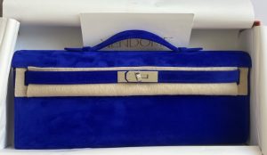 Hermes Kelly Pochette Ombre Lezard Lizard Palladium Hardware #D - Vendome  Monte Carlo