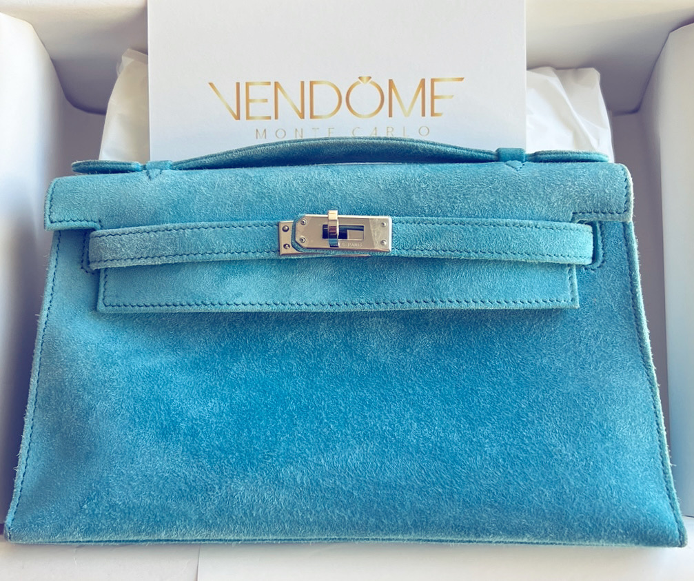 Hermes Kelly 25 Sellier Deep Blue Epsom Gold Hardware #D - Vendome Monte  Carlo