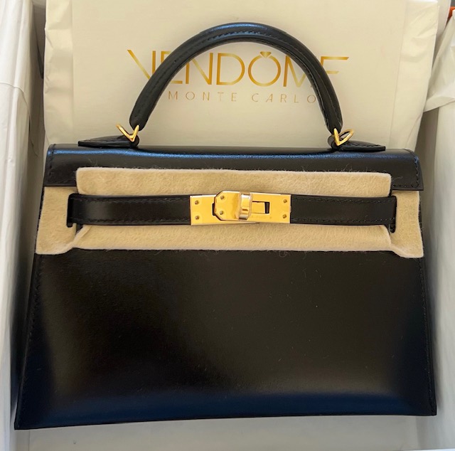 Hermes HAC Birkin Bag Chocolate Box Calf with Gold Hardware 32