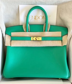 Hermes Birkin 35 Menthe Mint Green Bag