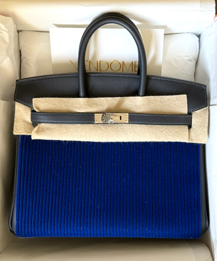 hermes birkin 25 blue sapphire