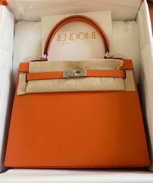 Hermes Birkin 25 Cote A Cote Tuffetage Caban/Sapphire Gold