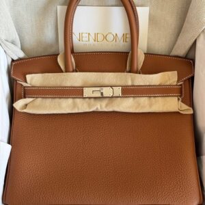 Hermes Birkin 30 Gold Togo Palladium Hardware