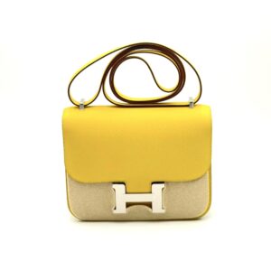 Hermes Constance 18 Mini Cumin Epsom Palladium Hardware