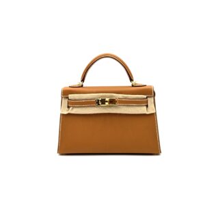 Hermes Kelly 20 Gold Epsom Gold Hardware