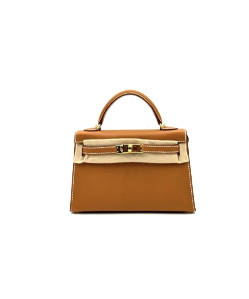 Hermes Kelly 20 Gold Epsom Gold Hardware