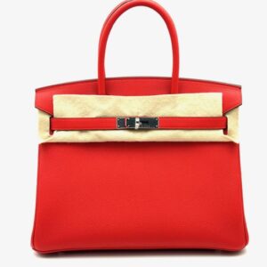 Hermes Birkin 30 Rouge de Coeur Togo Palladium Hardware