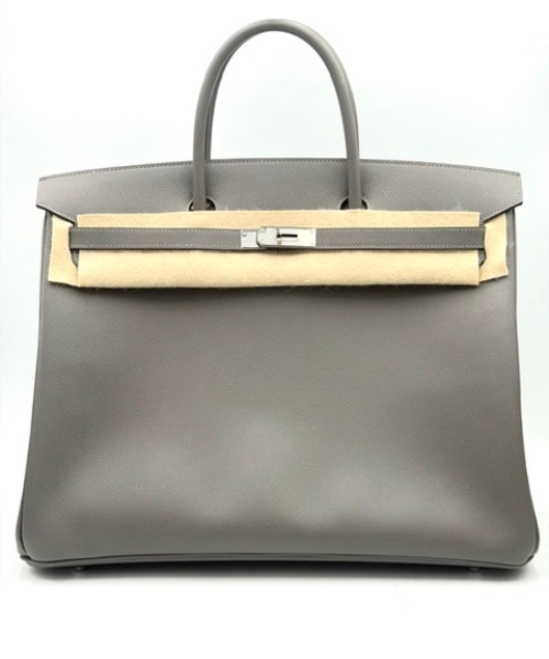 Hermes Birkin 40 HSS Gris Meyer/ Bleu Epsom Palladium Hardware