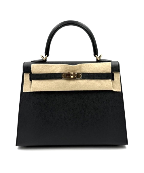 Hermes Kelly 25 Plomb Epsom Permabrass Hardware