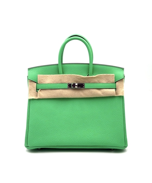 Hermes Birkin 25 Vert Comics Togo Palladium Hardware
