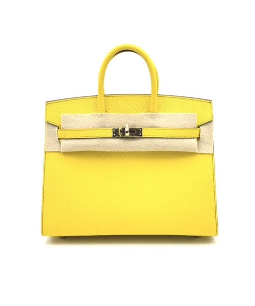 Hermes Birkin 25 HSS Sellier Jaune de Naples Epsom Gold Hardware