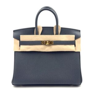 Hermes Birkin 25 Gris Misty Togo Gold Hardware