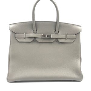 Hermes Birkin 35 Gris Meyer Togo Palladium Hardware