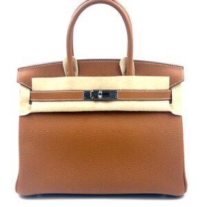Hermes Birkin 30 Gold Togo Palladium Hardware