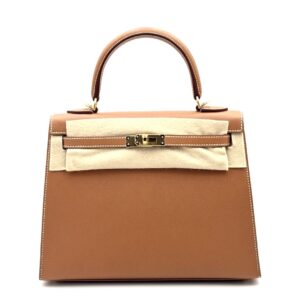 Hermes Kelly 25 Sellier Gold Madame Gold Hardware