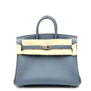 Hermes Birkin 25 Bleu Tempete Palladium Hardware