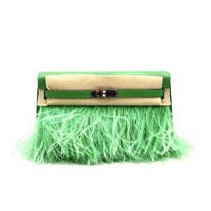 Hermes Kelly Elan Folie Bambou Chevre Palladium Hardware